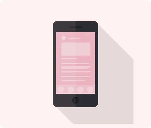 スマートフォンのイラスト